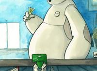 动漫角色去超市，小黄人买香蕉，大白买胶带，看到死侍：卡哇伊！