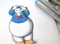 大白可以客串其它动漫角色吗？不行，太胖了！