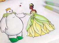 大白可以客串其它动漫角色吗？不行，太胖了！