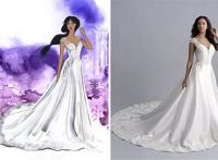 实物版“迪士尼公主婚纱”，小美人鱼惊艳露背，花木兰难得女人味
