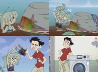 小美人鱼给自己起名“泰迪”，果真“名副其实”而且衣服还缩了水