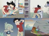 小美人鱼给自己起名“泰迪”，果真“名副其实”而且衣服还缩了水