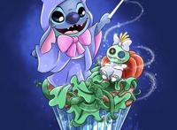 史迪仔COS迪士尼公主，小美人鱼很还原，茉莉公主要减肥了