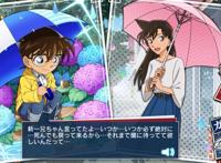 名侦探柯南游戏推出·梅雨季节设计图，灰原哀戴小红帽乖巧可爱