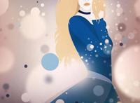 迪士尼公主穿越现代，白雪公主文艺气息十足