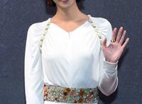 54届金马奖动画电影《幸福路上》首映桂纶镁白裙优雅似女神