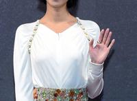 54届金马奖动画电影《幸福路上》首映桂纶镁白裙优雅似女神