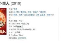 《疯狂外星人》两天票房7.49亿，豆瓣评分却从7.2跌至6.6