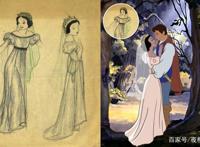 当迪士尼公主用原草稿，艾莎原设定太辣眼，白雪草图就显得有点老