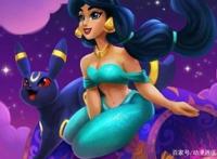 伊布家族加入迪士尼，和公主们的合影，睡美人被称赞，茉莉高颜值