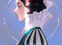 当迪士尼公主在唯美画风下，爱丽儿耳环引人注目，睡美人像小天使