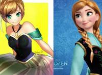 当迪士尼公主变身日漫人物，白雪公主变成病娇女主，睡美人笑出声