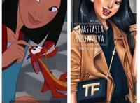 迪士尼公主换上现代装，爱丽儿成时尚女郎，爱洛公主成都市丽人