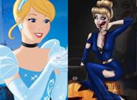 丧尸版迪士尼公主，睡美人成骷髅头，白雪公主笑着好渗人