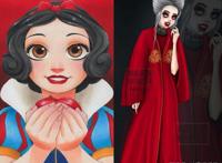 丧尸版迪士尼公主，睡美人成骷髅头，白雪公主笑着好渗人