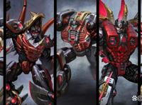 变形金刚角色重涂：来自于《塞伯坦陨落》中的机器恐龙群体