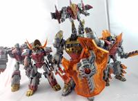 变形金刚角色重涂：来自于《塞伯坦陨落》中的机器恐龙群体