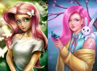 拟人化的小马形象崩坏了？天马小蝶像迪士尼公主，云宝是个淘气鬼