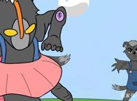 当喜羊羊与灰太狼遇到JOJO，画风浮夸造型大变，终极版灰太狼诞生