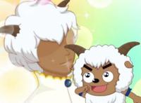 《喜羊羊与灰太狼》官方出的拟人图中，喜懒是CP，亮点是美羊羊