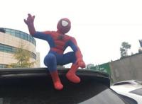 车顶蜘蛛侠成潮流交警喊你拿下来