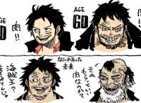 海贼王：草帽团5位成员中老年形象，乔巴依旧卖萌，乌索普雷利化