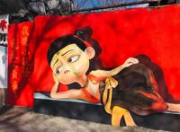 大鱼海棠、魔童哪吒、孙悟空……中山西路二期墙绘即将完工，等你去打卡