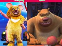 方特动漫官方cosplay，熊二像老鼠，光头强的愿望终于实现