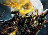 动漫日美无敌强者大对决，骨傲天死战恶灵骑士，灭霸竟被一键删除