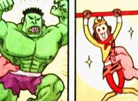 绿巨人大战孙悟空，哪吒和葫芦娃当场PK？小桂子：我是举办方