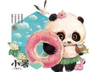 大熊猫与十二节气，夏至吃西瓜、清明吃青团，“呆萌吃货”实锤了