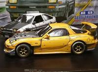 头文字D漫画风涂装，这样的上色更有赛场的紧张感！