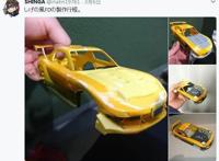 头文字D漫画风涂装，这样的上色更有赛场的紧张感！