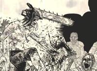 《电锯人》最新剧情过于刺激，粉丝P图玩梗，同行漫画家停更休息