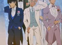 名侦探柯南2022漫展，展出万圣节的新娘番外巨幅海报，排面十足