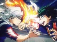 《我的英雄学院》6个超燃的战斗场面，拳拳到肉真男人就要正面刚