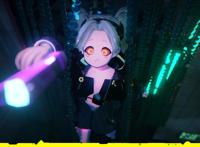 二次元美少女「第256期」赛博朋克：边缘行者丽贝卡壁纸特辑