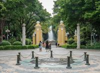 广州第一座综合性公园，曾经榕树参天，游人如织，现在有点冷清