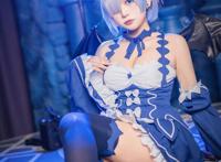 Cos正片：哇，蕾姆小恶魔来临了！果然也是我们都熟悉的蕾姆蓝