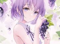 画师笔下的水果少女太可爱，葡萄是三无少女，柠檬是小恶魔系