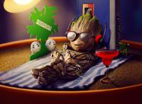 漫威最新短剧《我是格鲁特》，5集总时长20分钟的“泡面番”