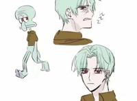 海绵宝宝：主角团拟人形象，妥妥的日漫风，珊迪原来是大美女