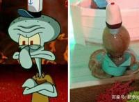 动漫：现实版的《海绵宝宝》，蟹老板被煮熟，珊迪的还原度最高！