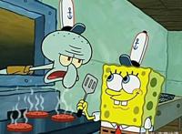 海绵宝宝：比奇堡三件异事，痞老板不是绿色的，蟹老板女儿是头鲸