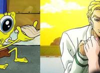 网友吐槽海绵宝宝也玩JOJO梗，这两部动漫谁先出不少人搞错