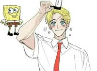 海绵宝宝拟人化，珍珍成撒娇小美女，痞老板是真实的痞子风格