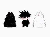 搞怪版咒术回战，五条悟有黑死牟的即视感，虎杖和伏黑才是真爱？