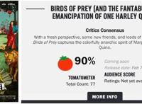 褒贬不一！电影《猛禽小队和哈莉·奎茵》口碑解禁