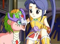 神兵小将：拥有高颜值的女神，南宫问雅呆萌，东方雄有气质