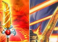 神兵小将：武器漫画对比动漫版，天晶剑寒气逼人，神舞也能当武器